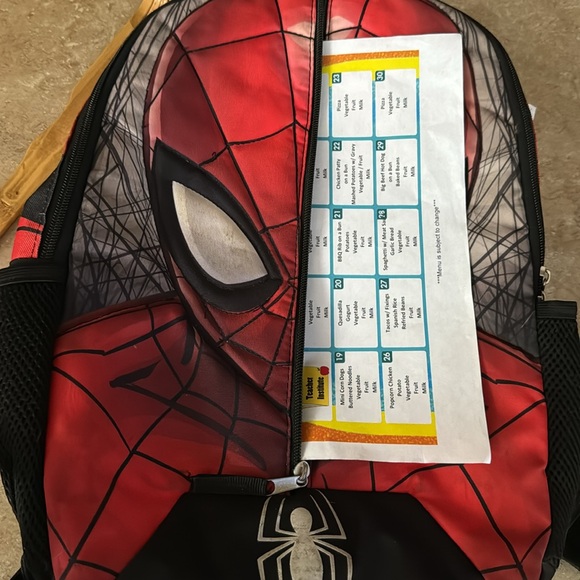 Spiderman backpack - Picture 7 of 9